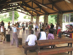 Dundun class with Mariama