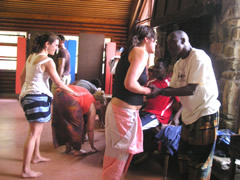 Dance class with Youssouf
