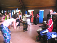 Dance class with Youssouf